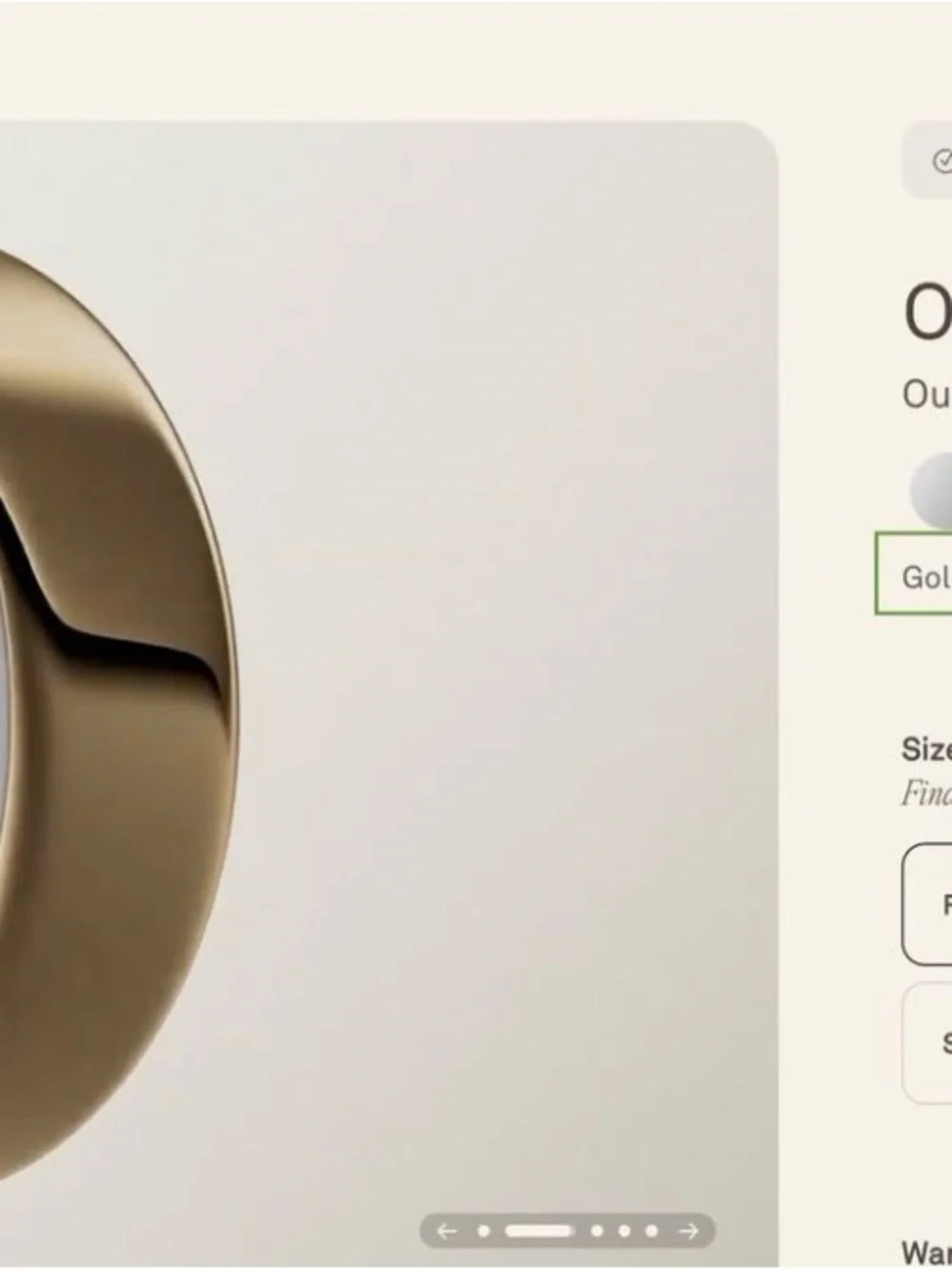 Oura smart wearable